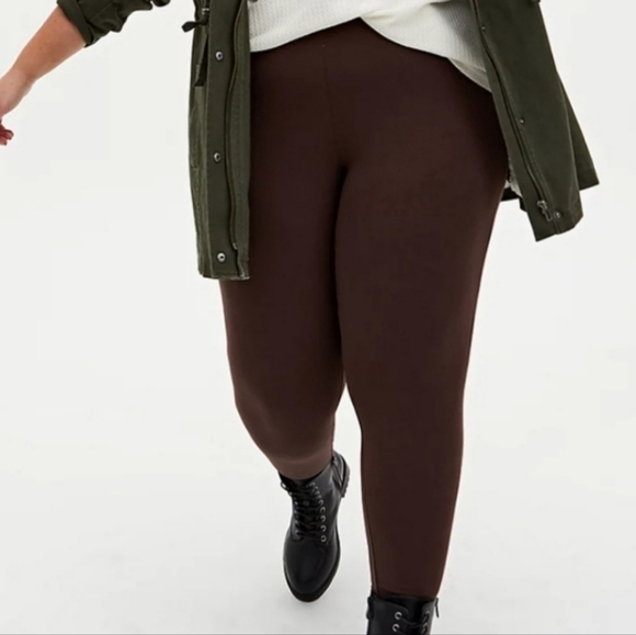 Torrid Brown Leggings - Picture 1 of 3